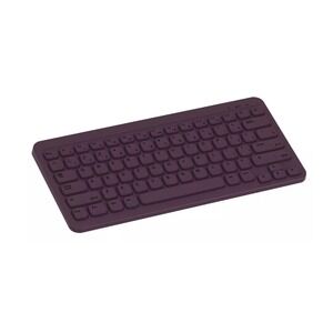 North Compact Square Key Wireless Keyboard Plum Purple Slim Portable Bluetooth